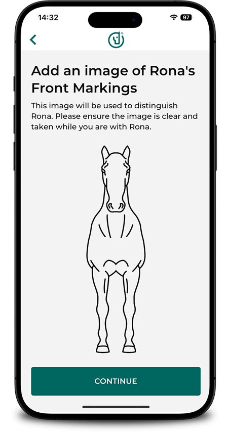 Support Horse Identification with markings document